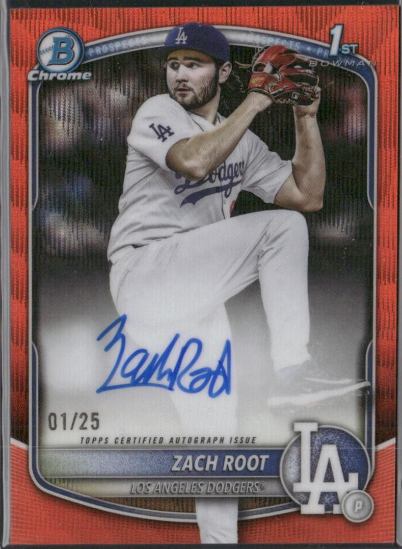 Zach Root [Orange Wave Refractor] #CPA-ZR