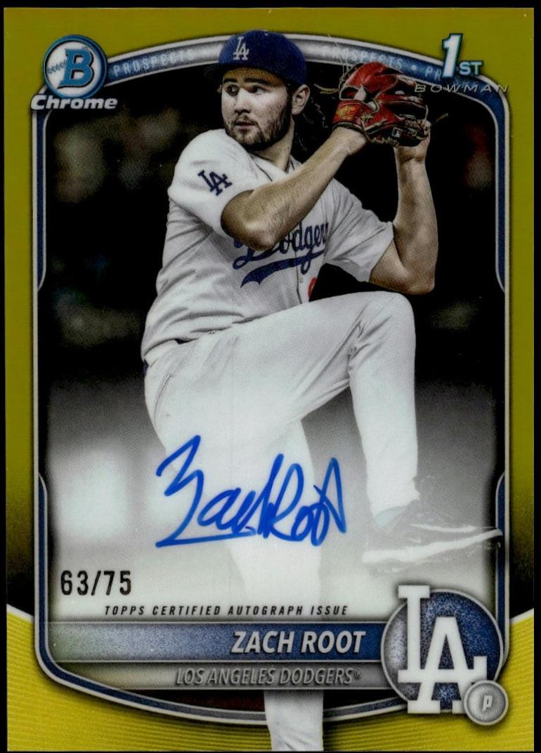 Zach Root [Yellow Refractor] #CPA-ZR