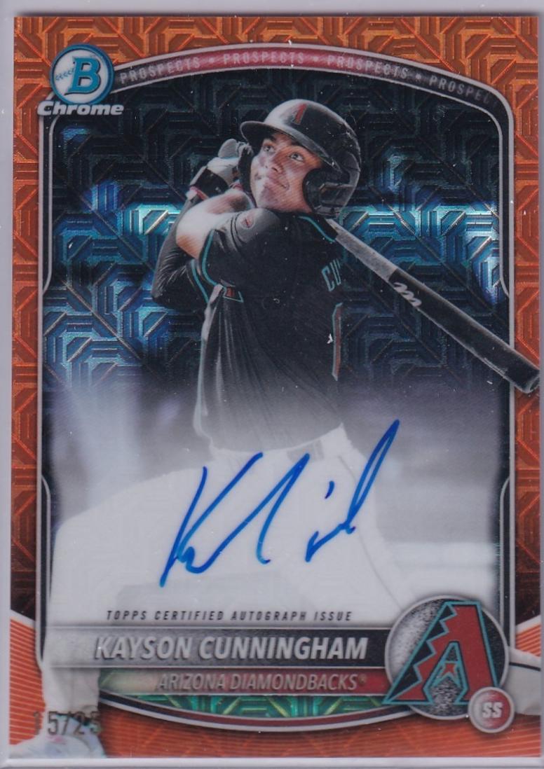 Kayson Cunningham [Orange Mojo] #BMA-KC