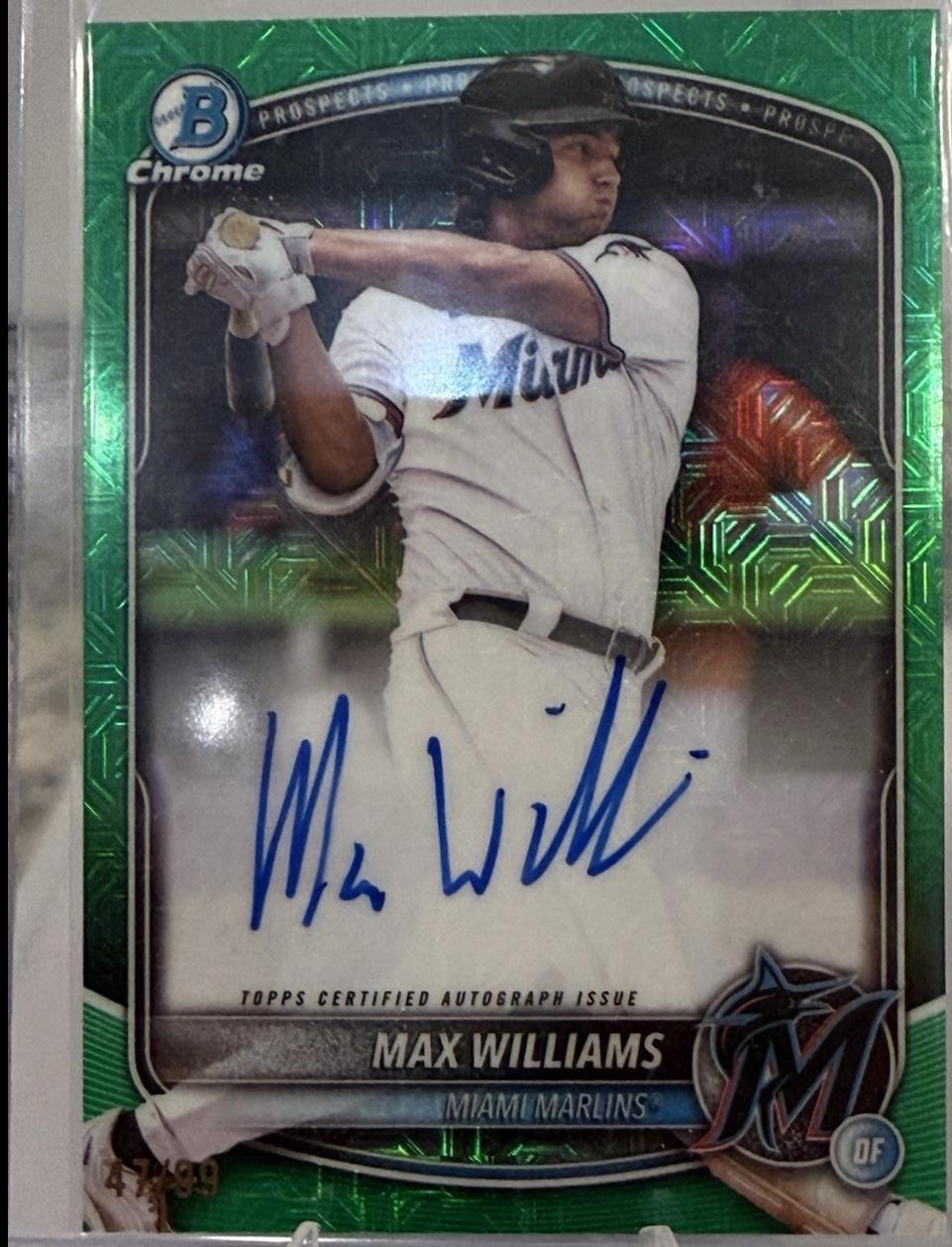 Max Williams [Green Mojo] #BMA-MW