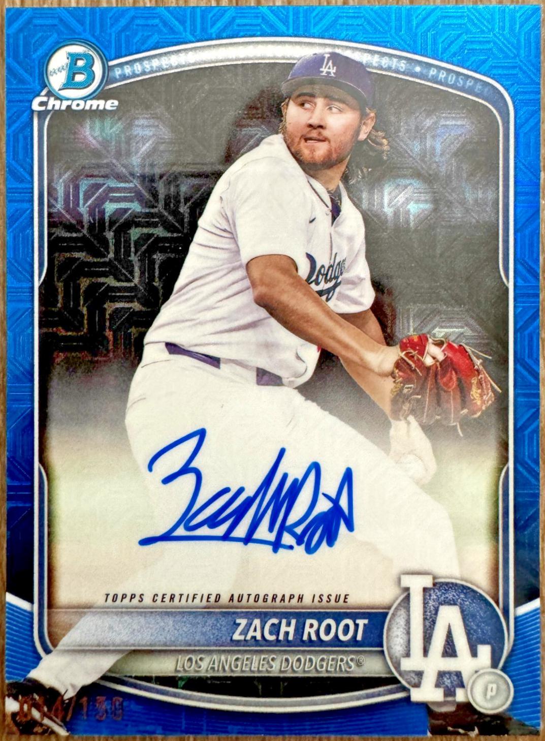 Zach Root [Blue Mojo] #BMA-ZR