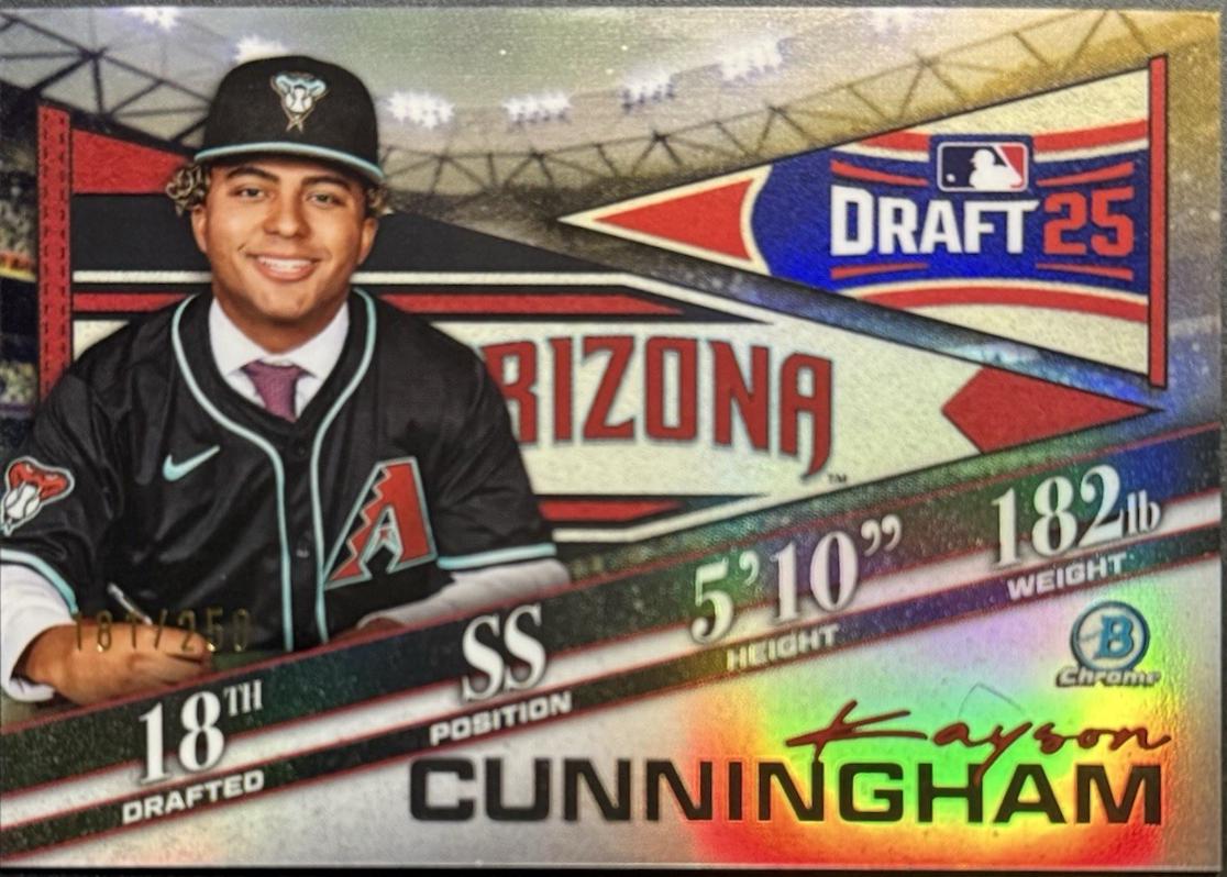 Kayson Cunningham [Refractor] #BDN-2