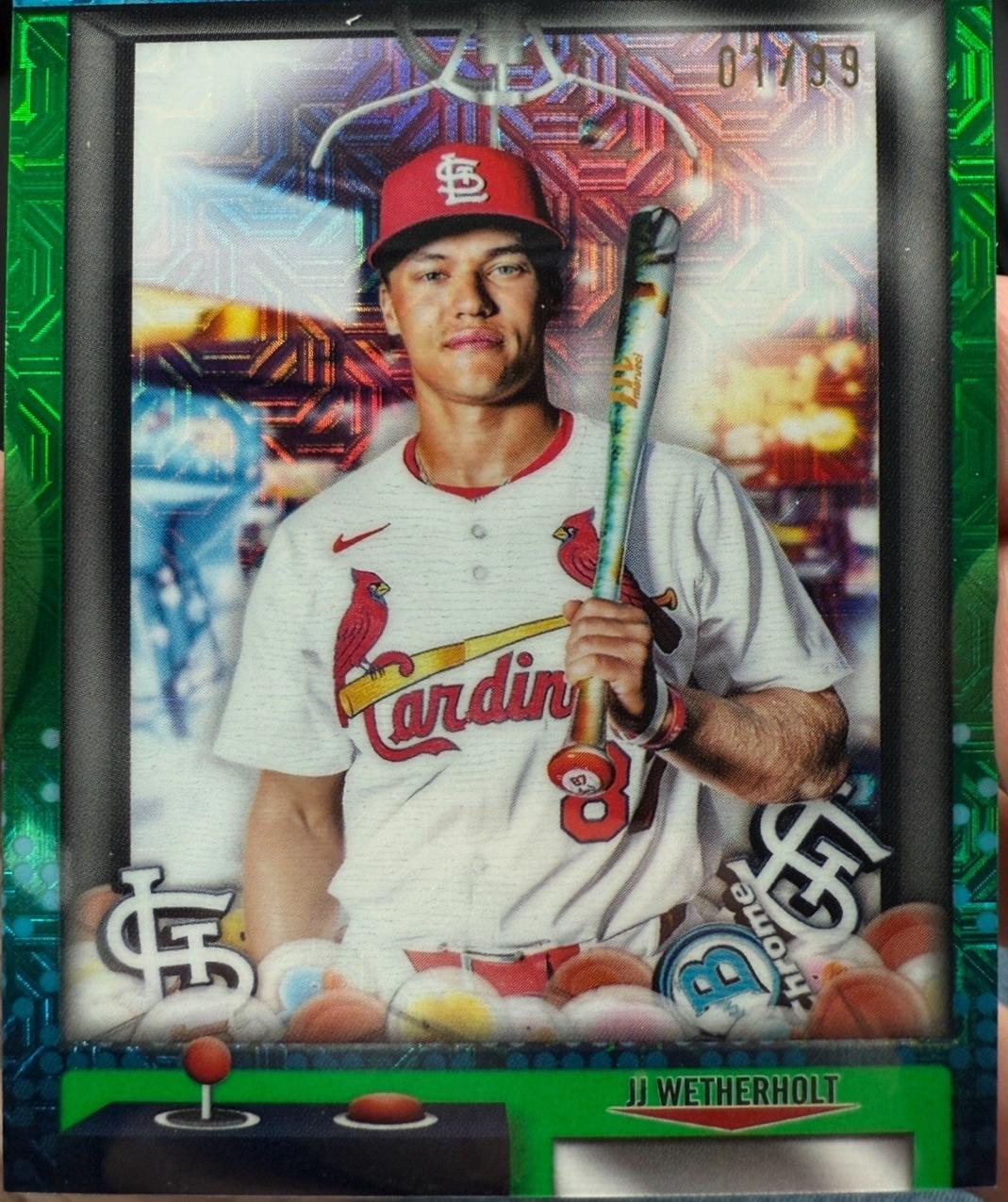 JJ Wetherholt [Green Refractor] #PP-18