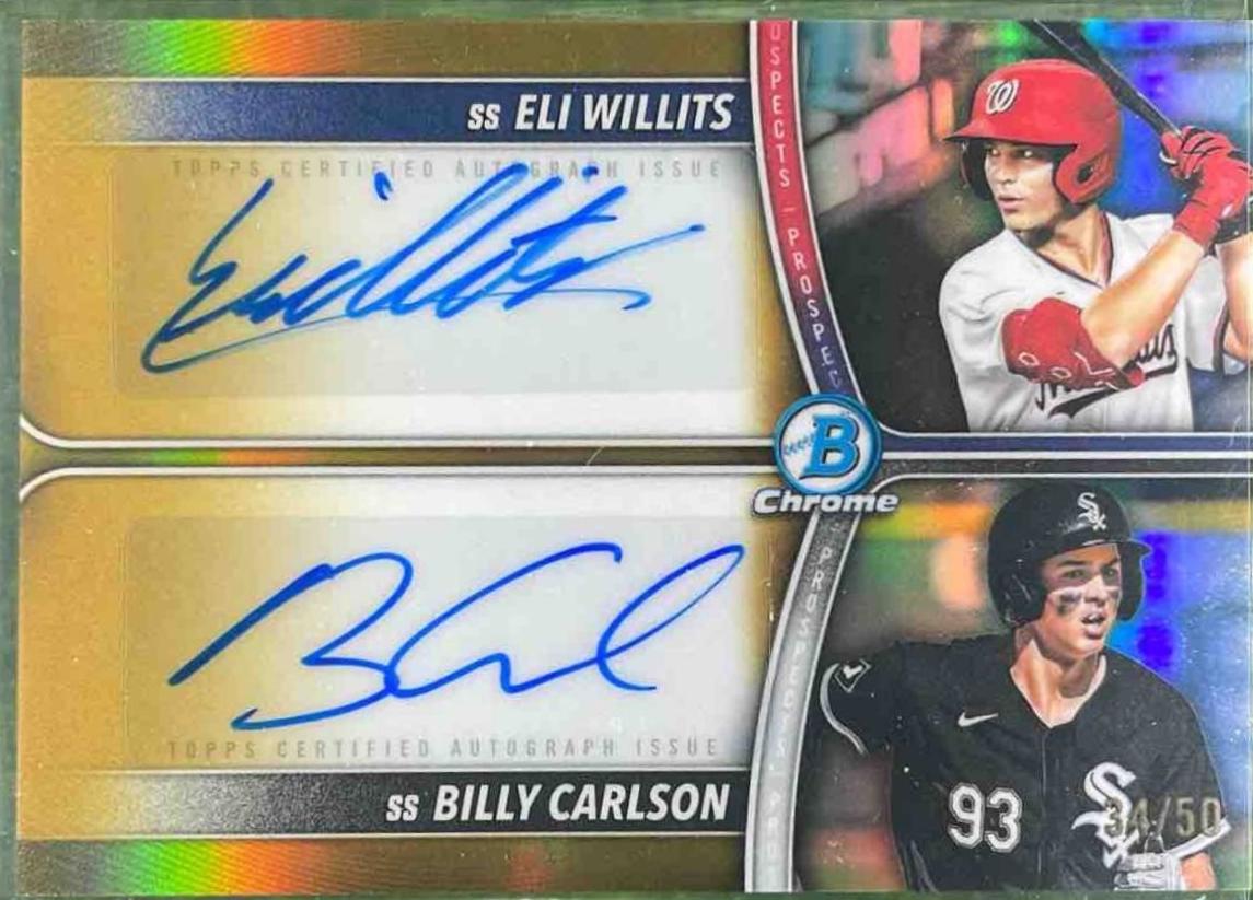 Billy Carlson / Eli Willits [Gold] #PDA-WC