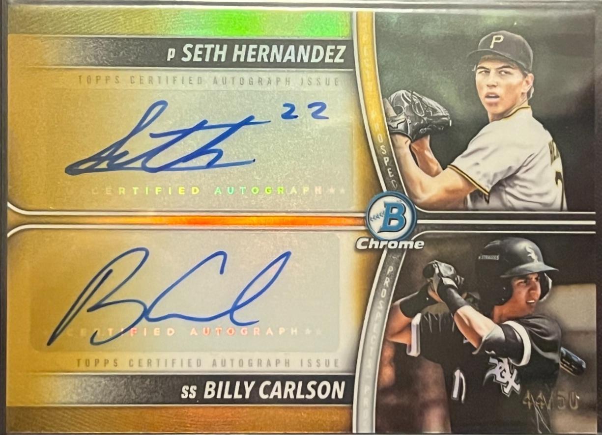 Billy Carlson / Seth Hernandez [Gold] #PDA-HC