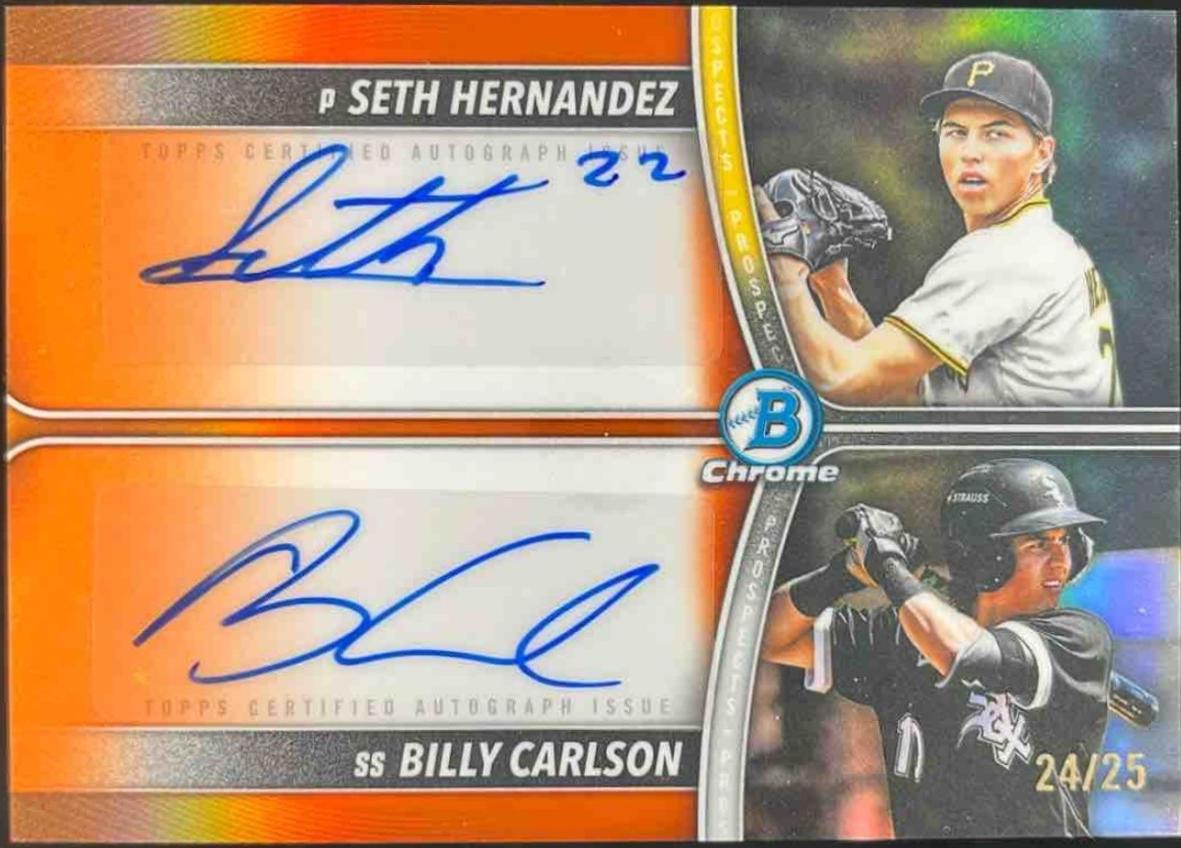Billy Carlson / Seth Hernandez [Orange] #PDA-HC