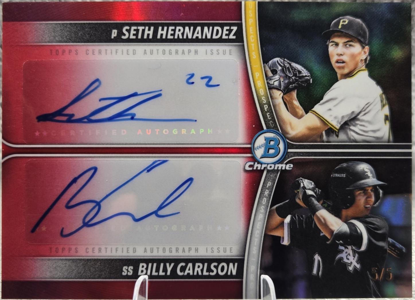 Billy Carlson / Seth Hernandez [Red] #PDA-HC