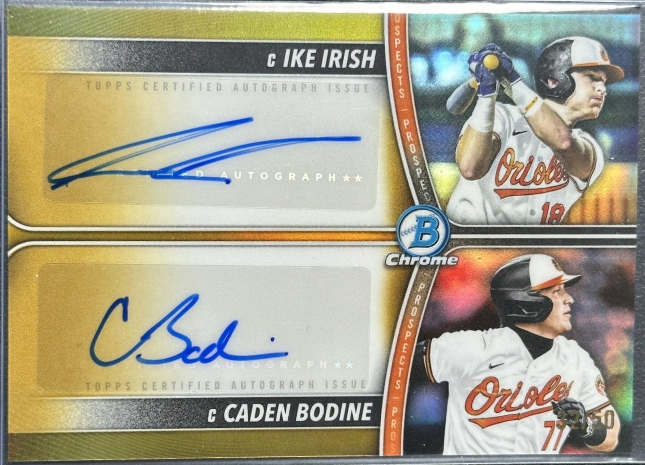 Caden Bodine / Ike Irish [Gold] #PDA-IB