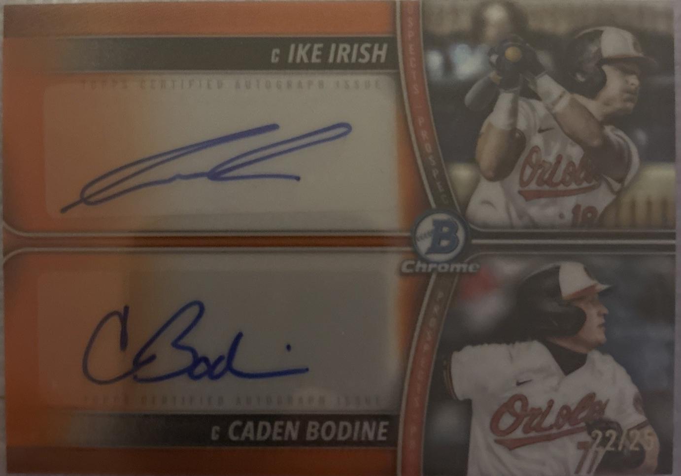 Caden Bodine / Ike Irish [Orange] #PDA-IB