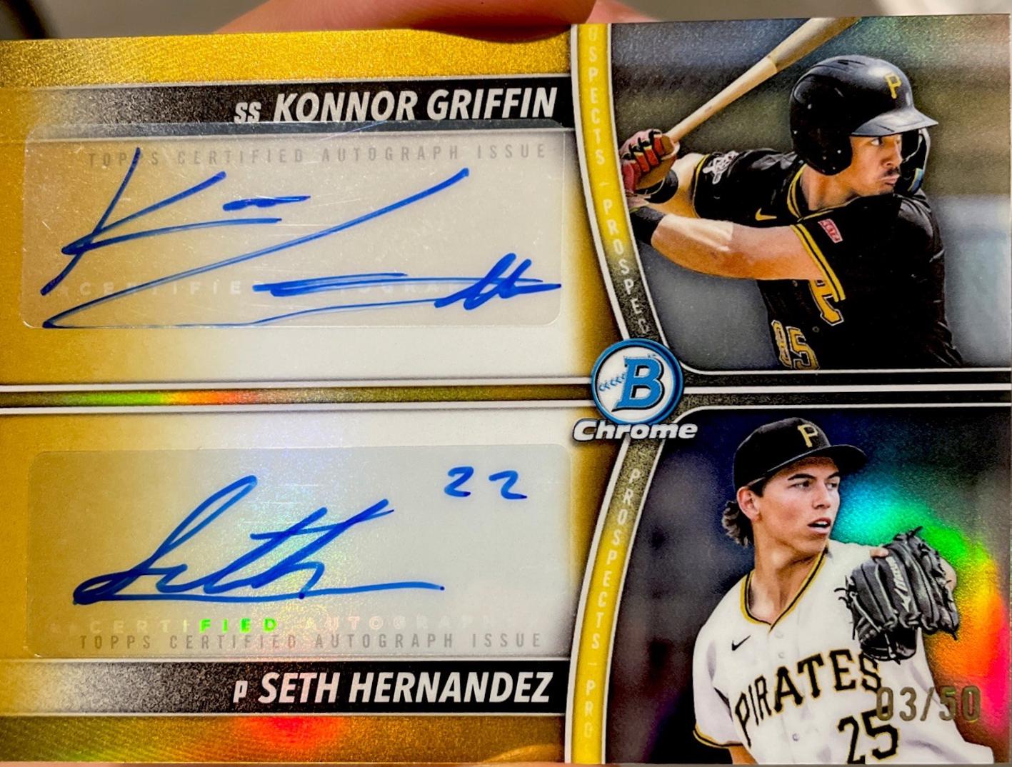 Konnor Griffin / Seth Hernandez [Gold] #PDA-GHE