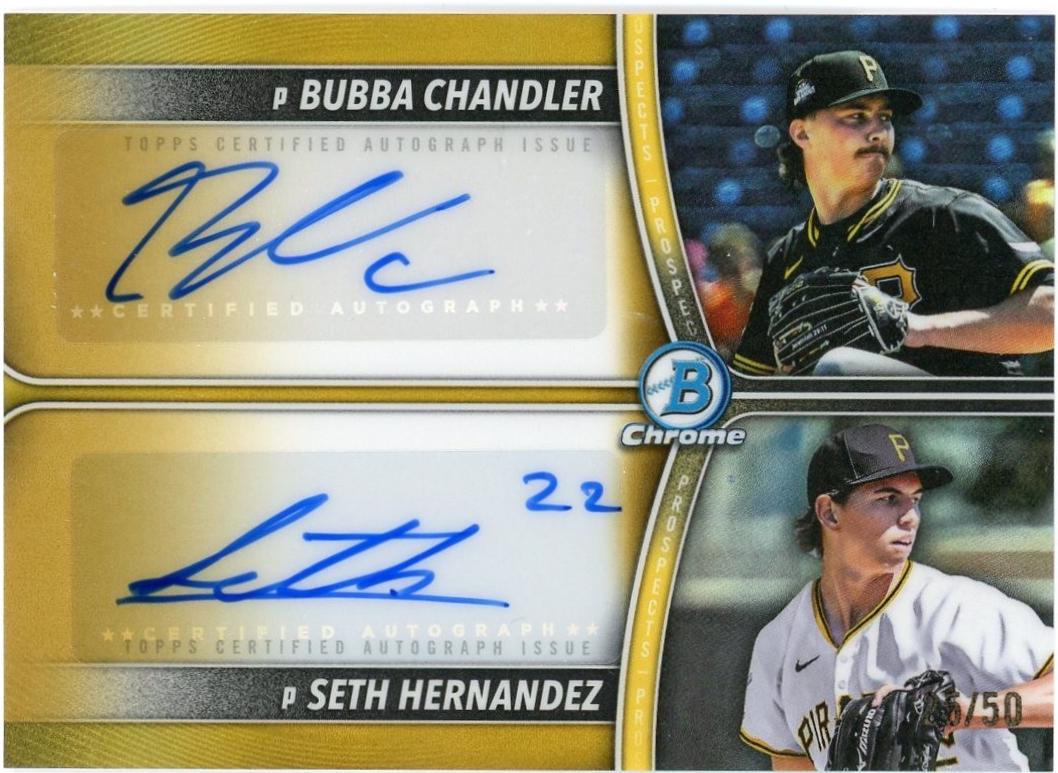 Seth Hernandez / Bubba Chandler [Gold] #PDA-CH