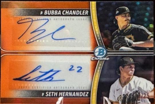 Seth Hernandez / Bubba Chandler [Orange] #PDA-CH