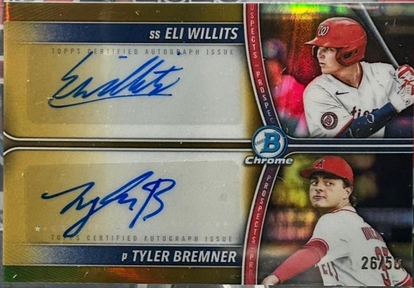 Tyler Bremner / Eli Willits [Gold] #PDA-WB