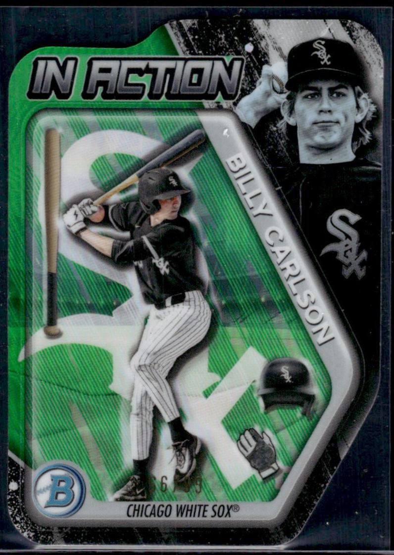 Billy Carlson [Green Refractor] #BIA-19