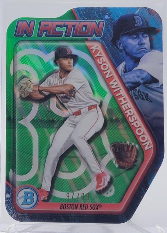 Kyson Witherspoon [Green Refractor] #BIA-7