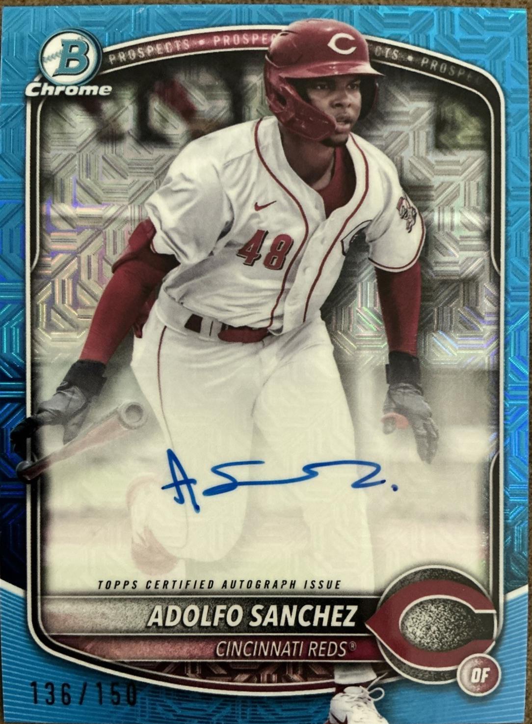 Adolfo Sanchez [Blue Mojo Refractor] #BMA-ASA