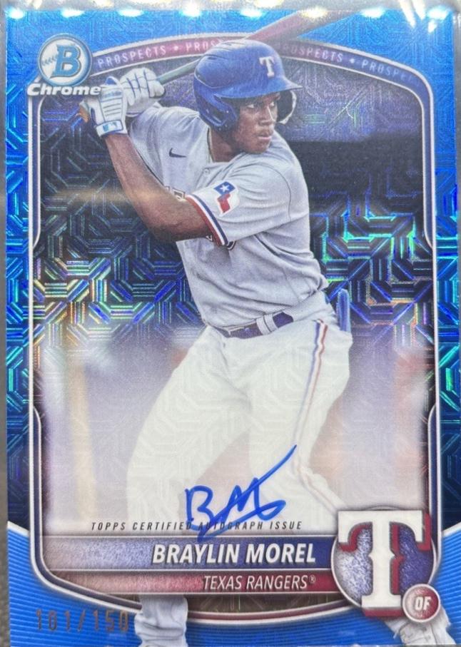 Braylin Morel [Blue Mojo Refractor] #BMA-BM