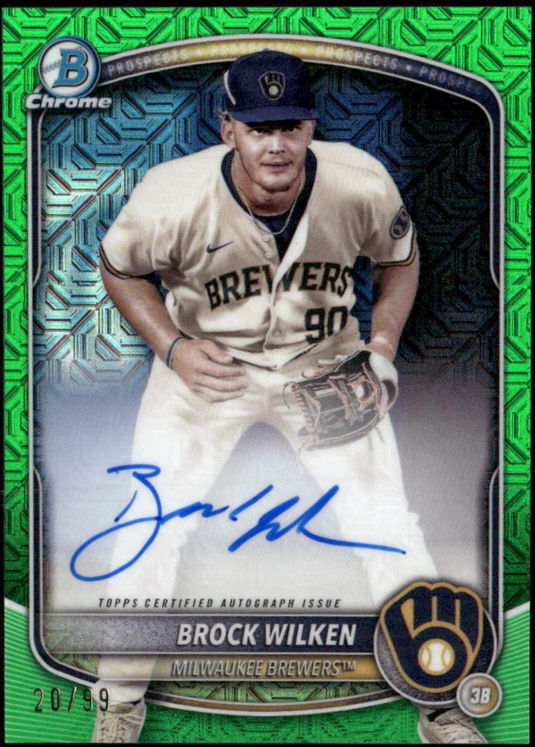 Brock Wilken [Green Mojo Refractor] #BMA-BW
