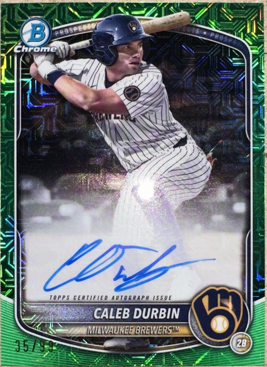 Caleb Durbin [Green Mojo Refractor] #BMA-CDU