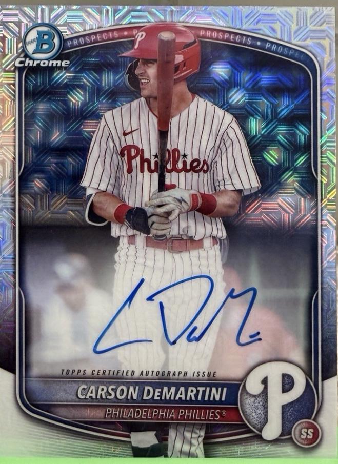Carson DeMartini [Purple Mojo Refractor] #BMA-CD