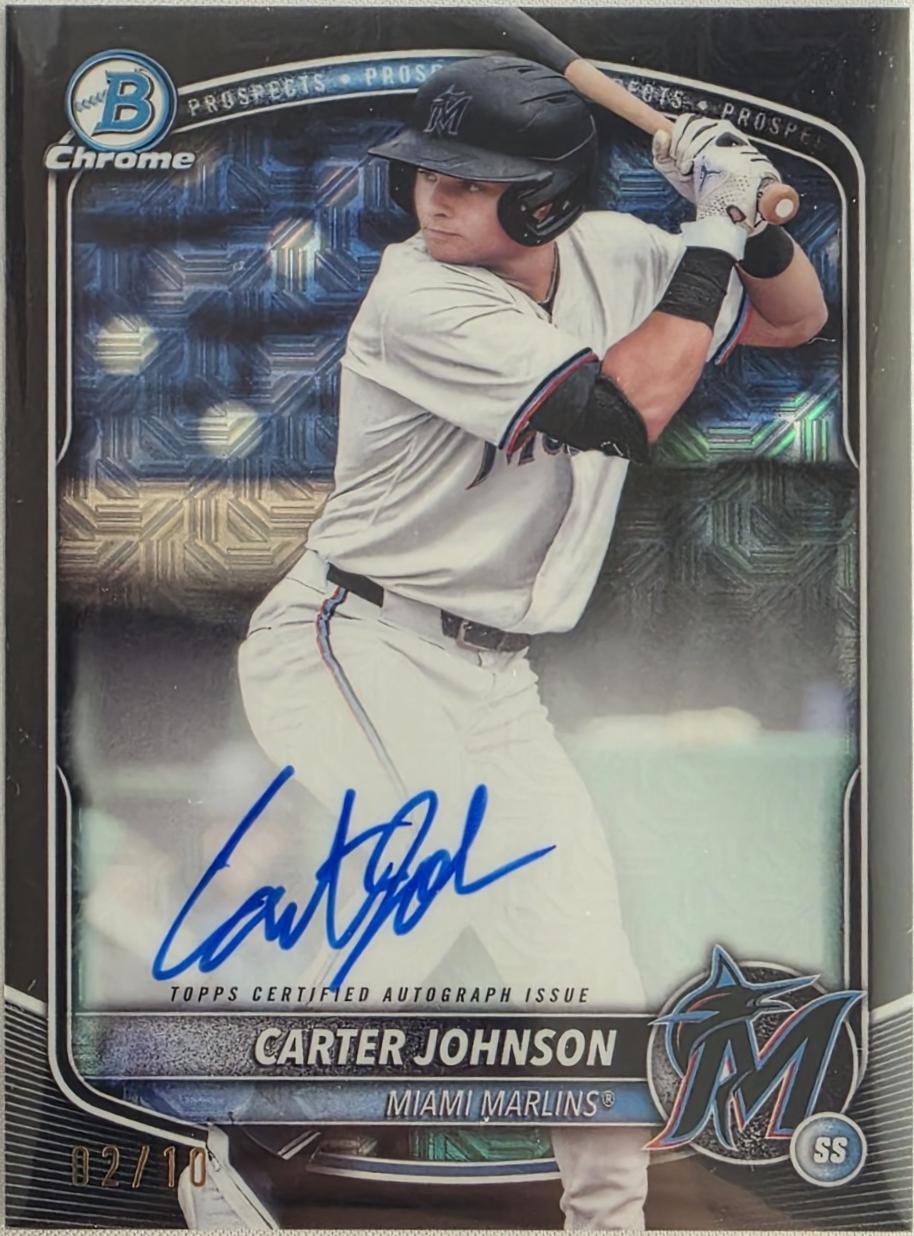 Carter Johnson [Black Mojo Refractor] #BMA-CJ