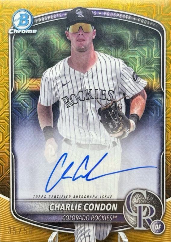 Charlie Condon [Gold Mojo Refractor] #BMA-CC