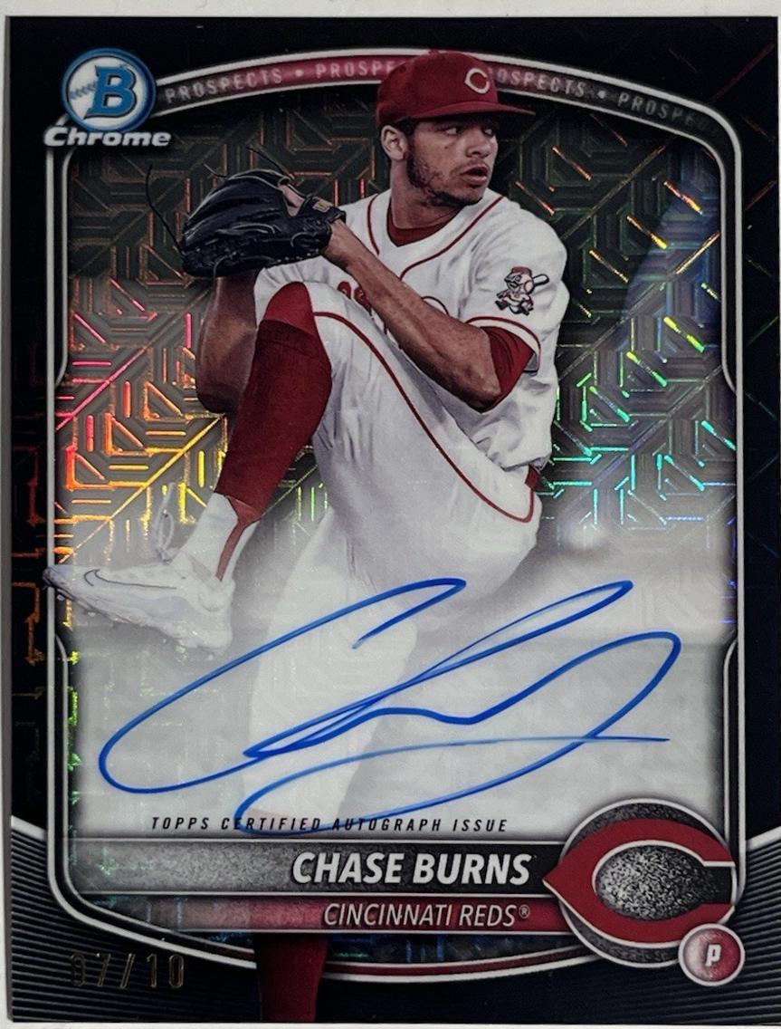 Chase Burns [Black Mojo Refractor] #BMA-CB