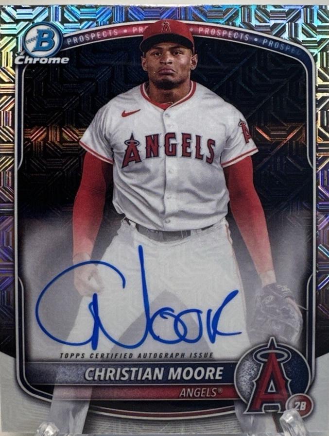 Christian Moore [Purple Mojo Refractor] #BMA-CMO