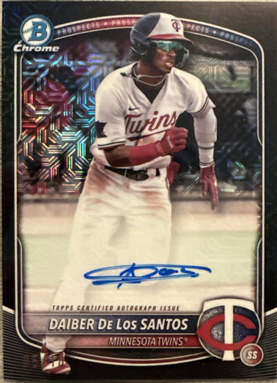 Daiber De Los Santos [Black Mojo Refractor] #BMA-DD