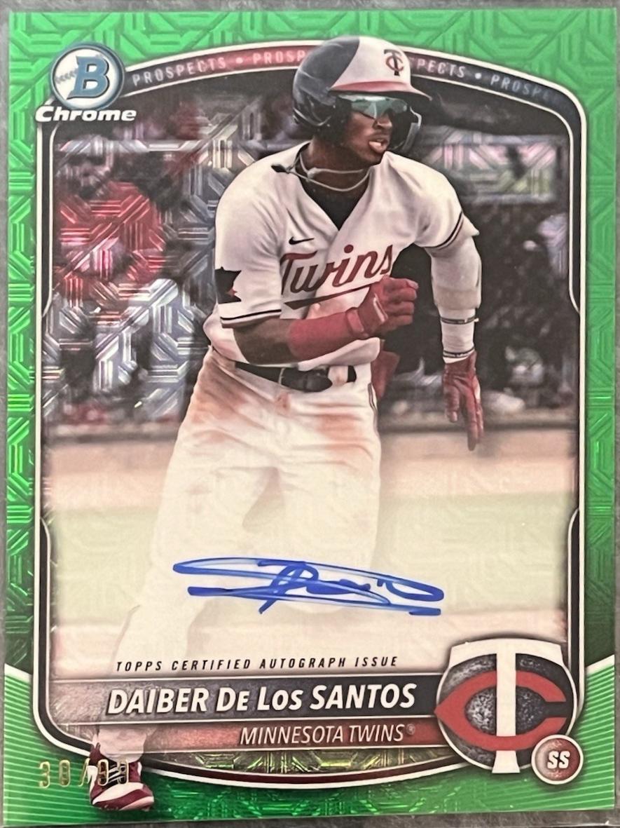Daiber De Los Santos [Green Mojo Refractor] #BMA-DD