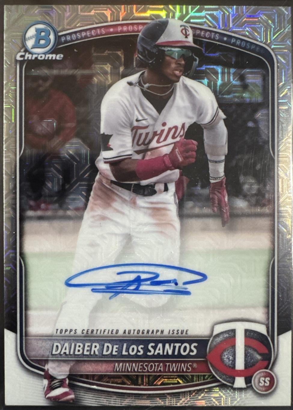 Daiber De Los Santos [Purple Mojo Refractor] #BMA-DD