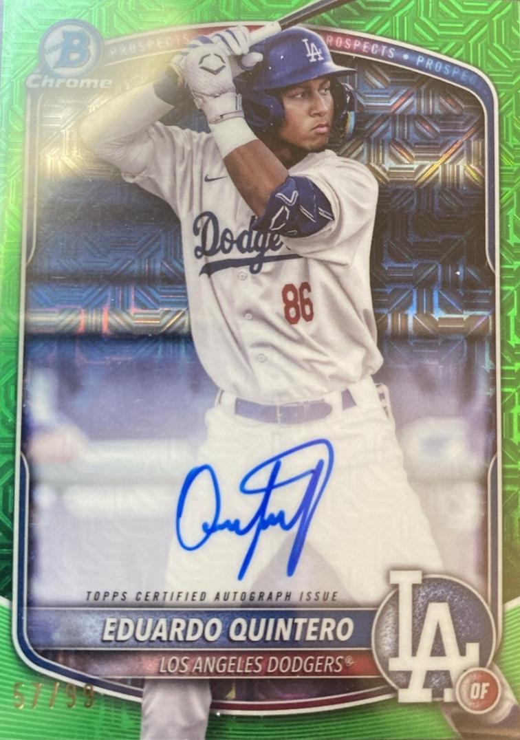 Eduardo Quintero [Green Mojo Refractor] #BMA-EQ