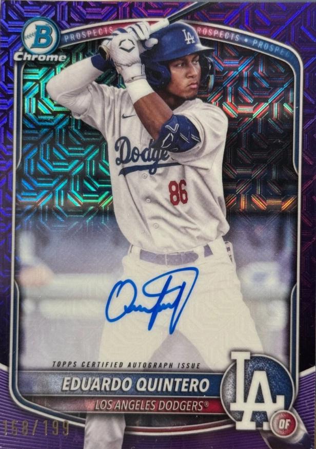 Eduardo Quintero [Purple Mojo Refractor] #BMA-EQ