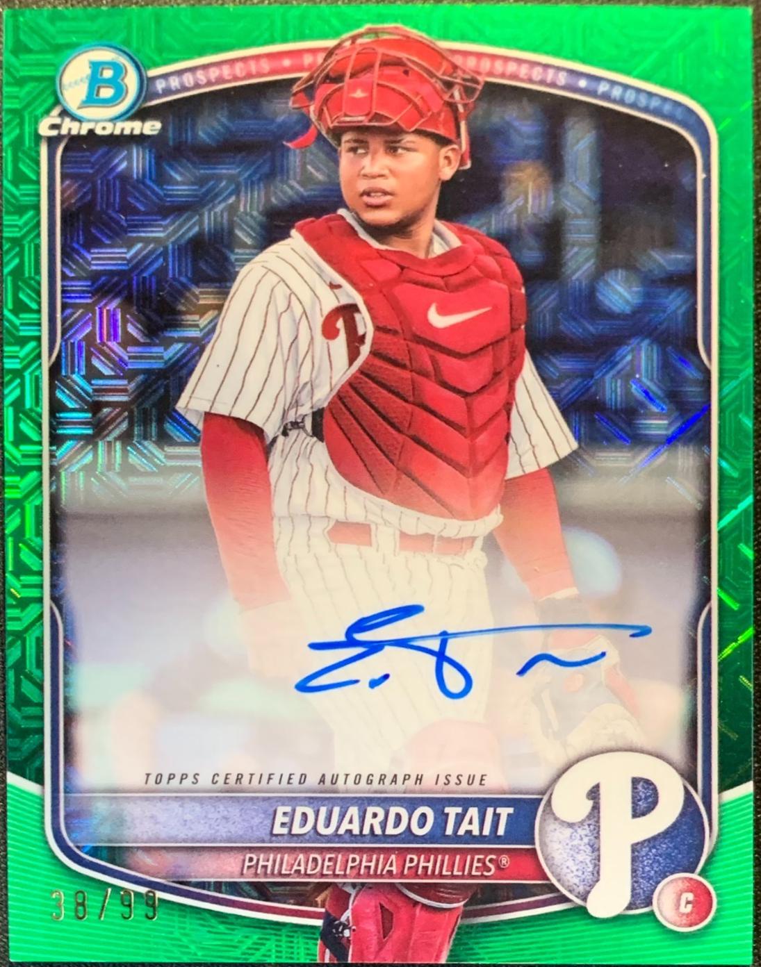 Eduardo Tait [Green Mojo Refractor] #BMA-ET