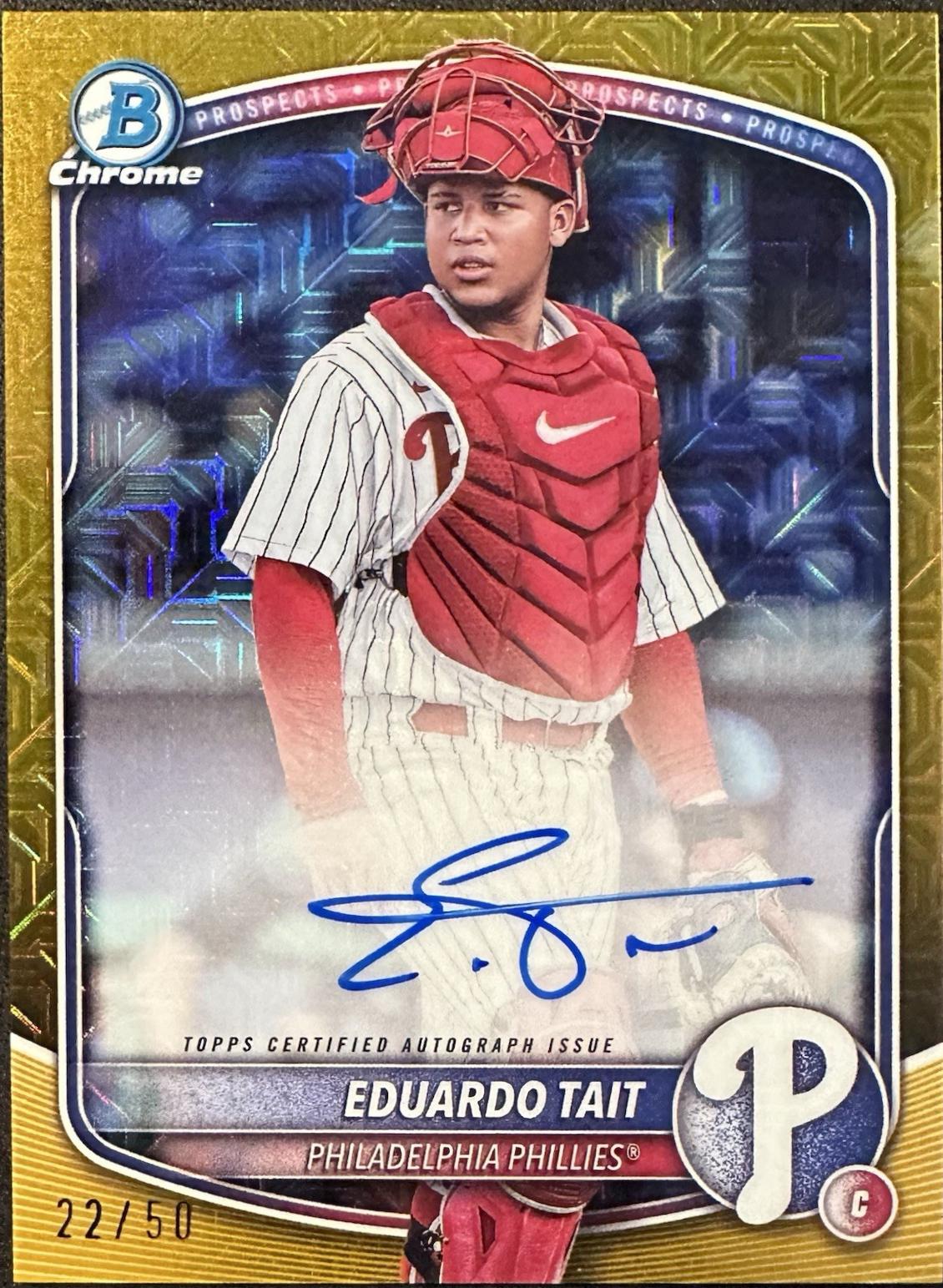 Eduardo Tait [Orange Mojo Refractor] #BMA-ET