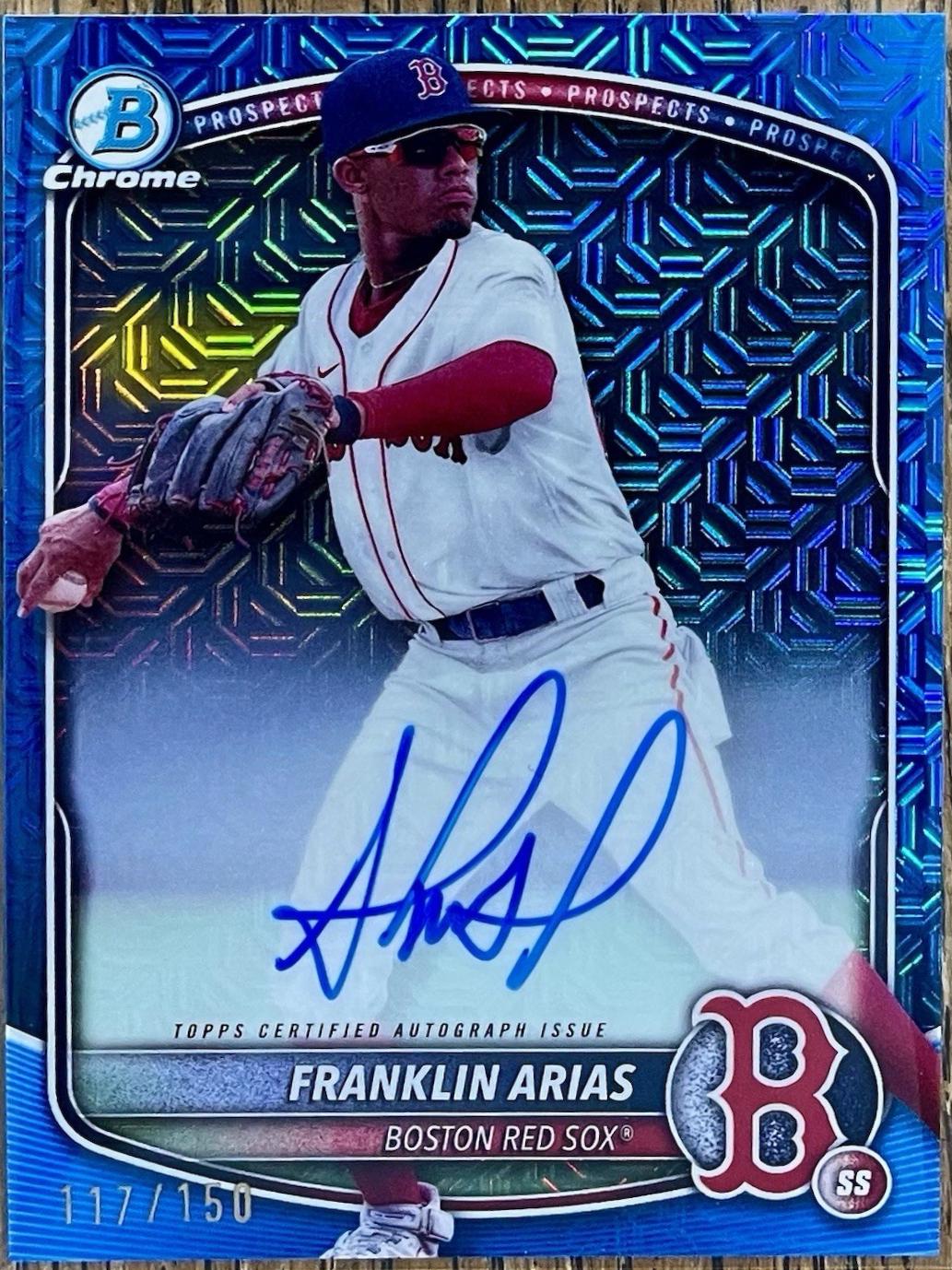 Franklin Arias [Blue Mojo Refractor] #BMA-FA