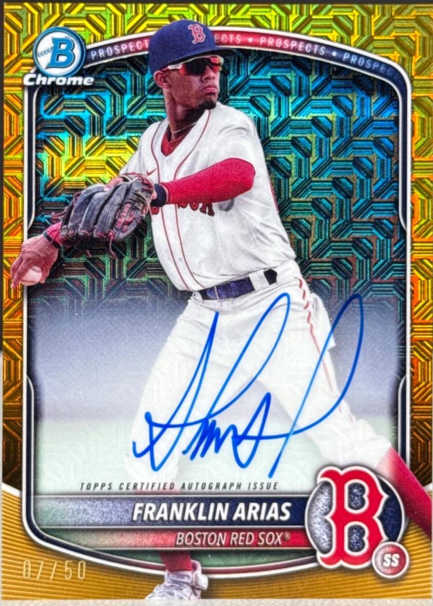 Franklin Arias [Gold Refractor] #BMA-FA