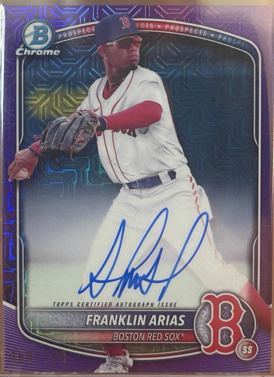 Franklin Arias [Purple Mojo Refractor] #BMA-FA