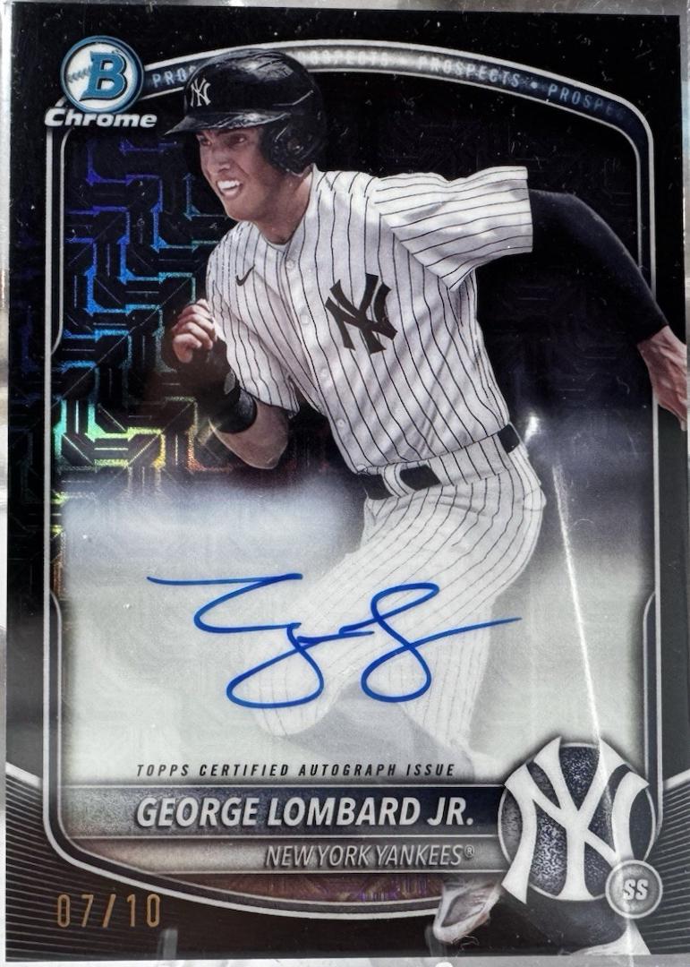 George Lombard Jr. [Black Mojo Refractor] #BMA-GL