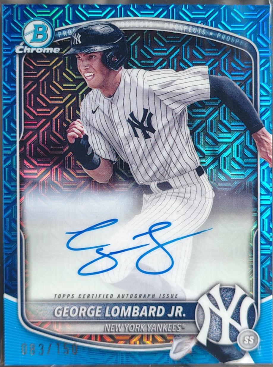 George Lombard Jr. [Blue Mojo Refractor] #BMA-GL