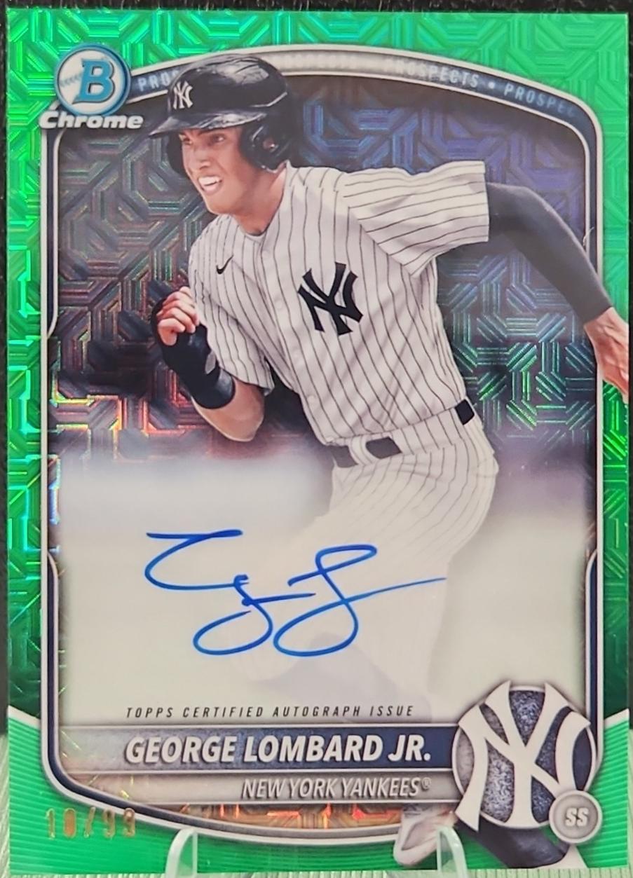 George Lombard Jr. [Green Mojo Refractor] #BMA-GL