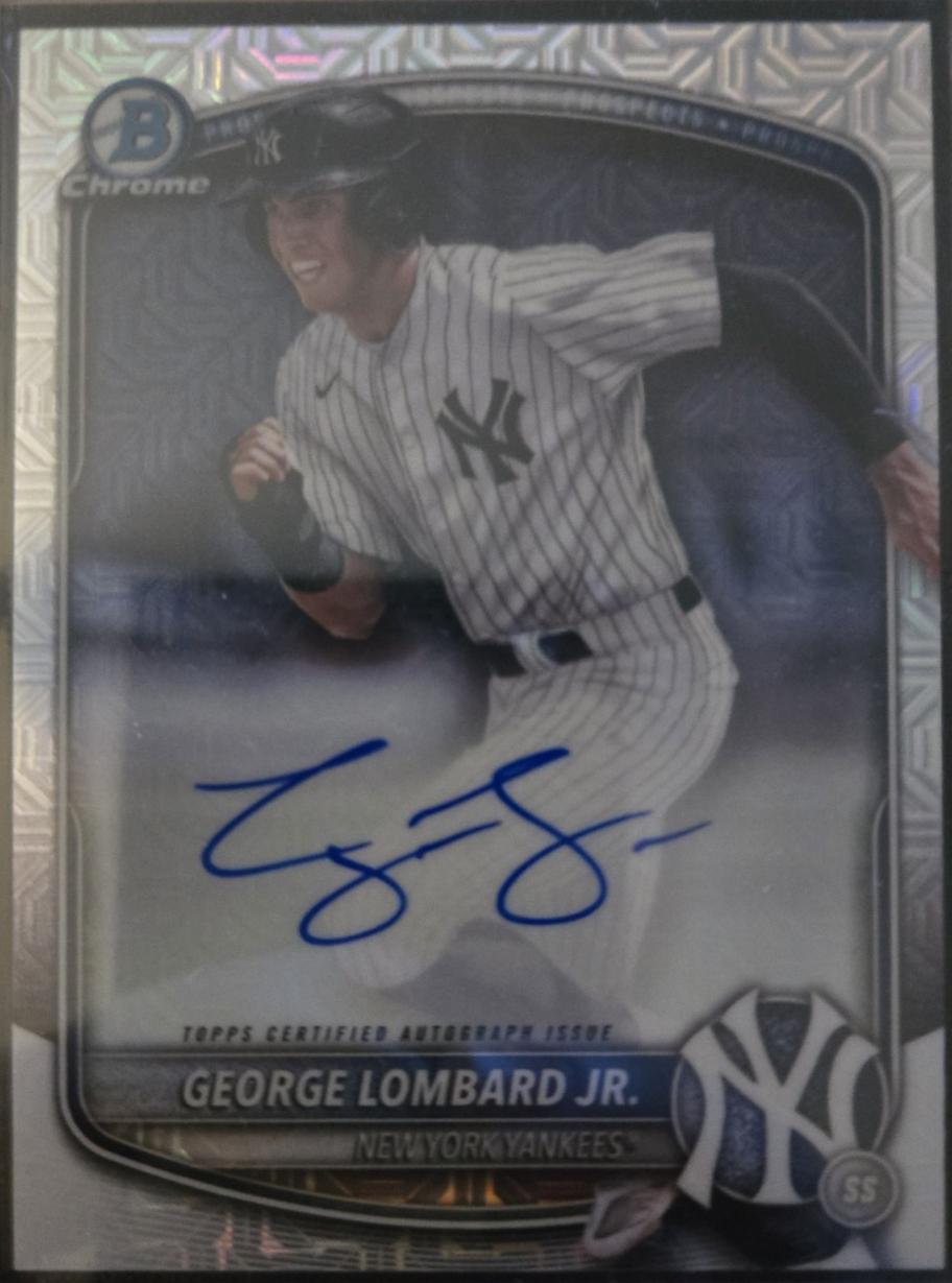 George Lombard Jr. [Purple Mojo Refractor] #BMA-GL