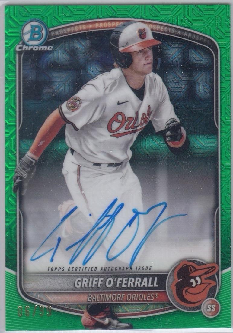 Griff O'Ferrall [Green Mojo Refractor] #BMA-GO