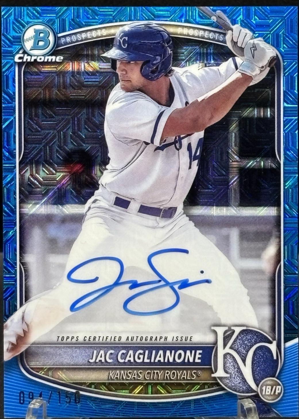 Jac Caglianone [Blue Mojo Refractor] #BMA-JC