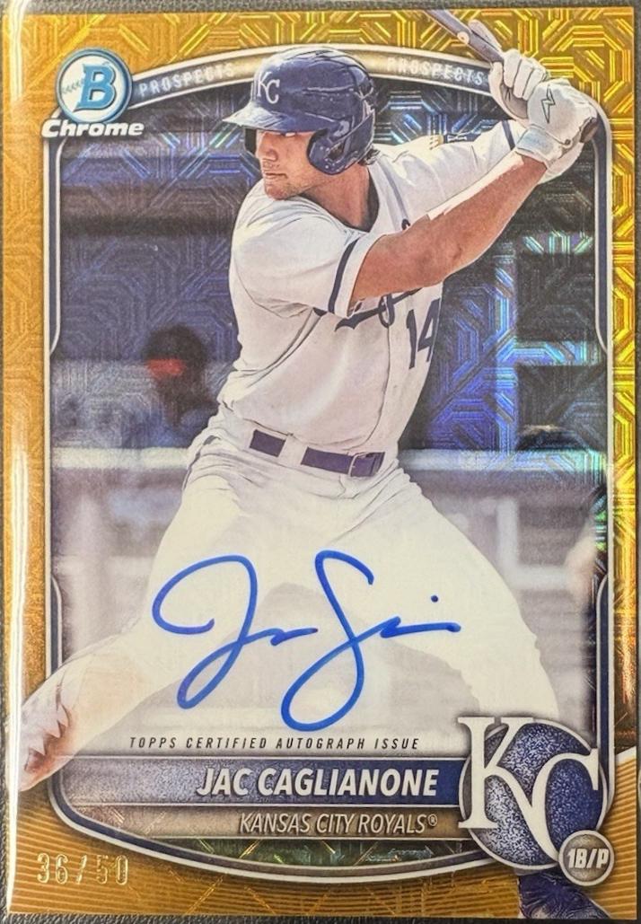 Jac Caglianone [Gold Refractor] #BMA-JC