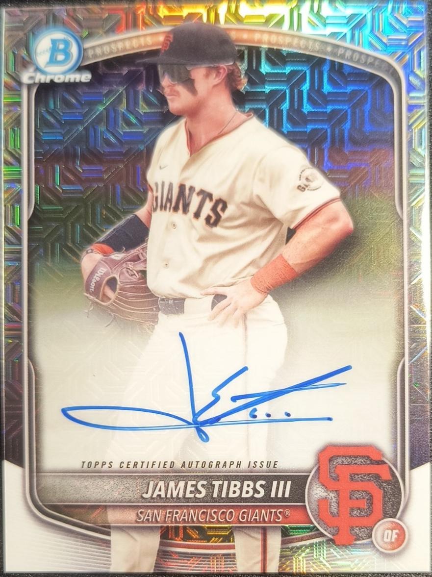 James Tibbs III [Purple Mojo Refractor] #BMA-JT