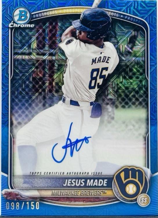 Jesus Made [Blue Mojo Refractor] #BMA-JM