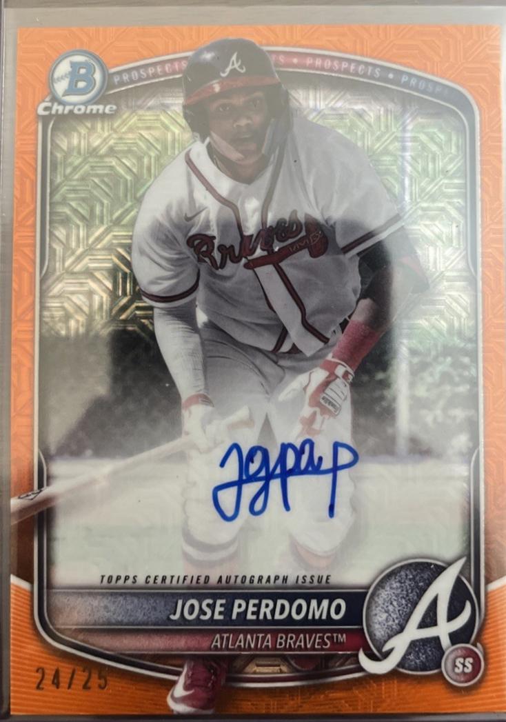 Jose Perdomo [Orange Mojo Refractor] #BMA-JP