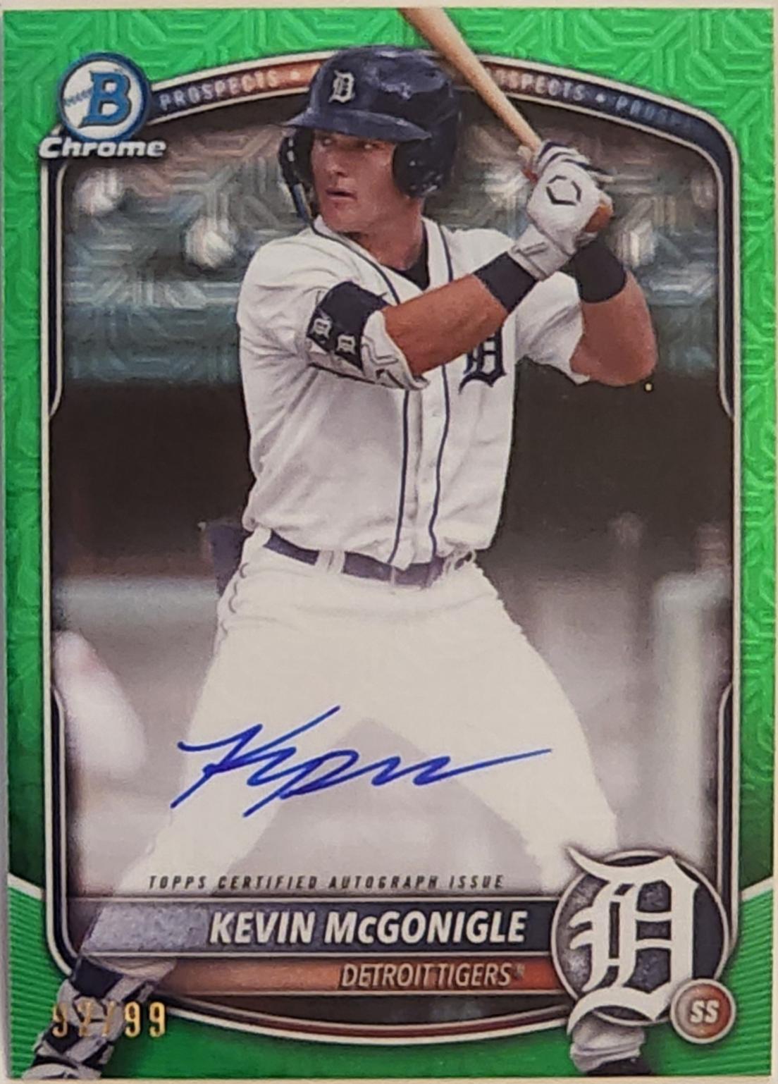 Kevin McGonigle [Green Mojo Refractor] #BMA-KM