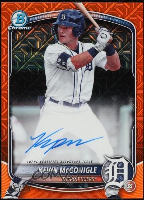 Kevin McGonigle [Orange Mojo Refractor] #BMA-KM